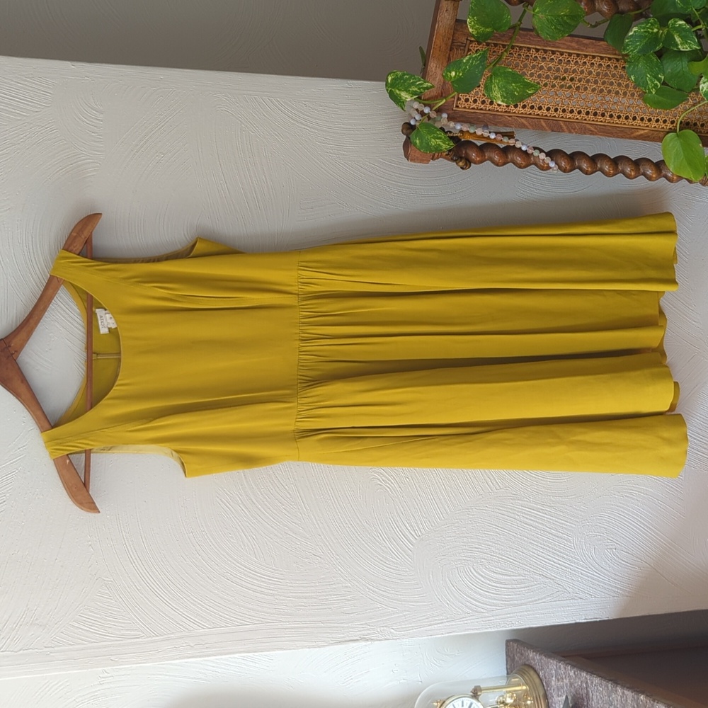 Yellow J Crew Dress